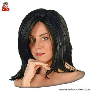 Medium side parting wig 45 cm