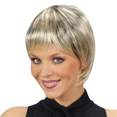 Paris Blonde Black Wig