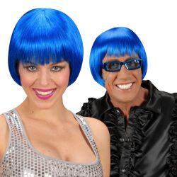 Blue Rave Wig