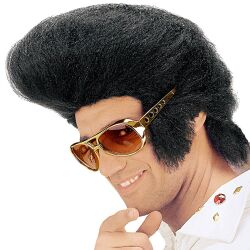 Black Rock'N'Roll King Wig