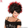 Rock Princess Black Red Wig