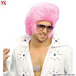 Pinke Rock'N'Roll Perücke