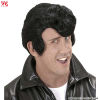 Peluca rockabilly negra