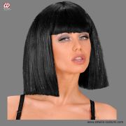 Peluca corta de showgirl negra