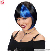 Zoey Black Blue Wig