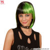 Zoey Black Green Wig