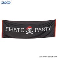 BANNER 'PIRATE PARTY' - 220x74 cm