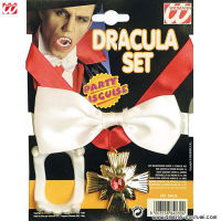 SET DRÁCULA (MEDALHÃO,GRAVATA BORBOLETA,DENTADURA)
