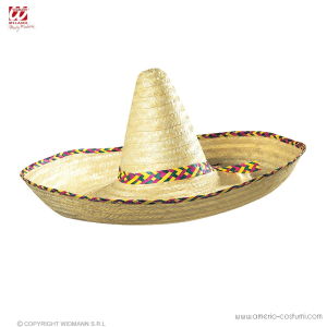 Sombrero géant avec décorations 65 cm