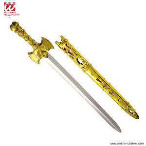 METALLIC WARRIOR SWORD WITH SHEATH