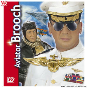 BROCHE D'AVIATEUR EN OR