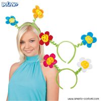 Lächelnde Blumen-Tiara