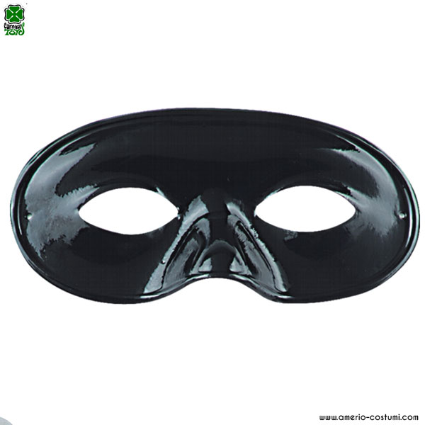 DOMINO MASK LARGE - BLACK