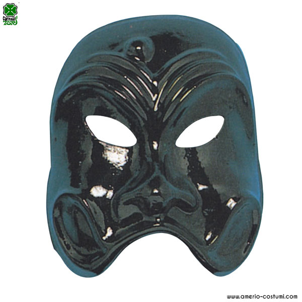 Schwarze Harlekin Maske