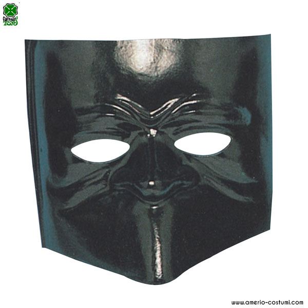 Black Venetian Bauta Mask