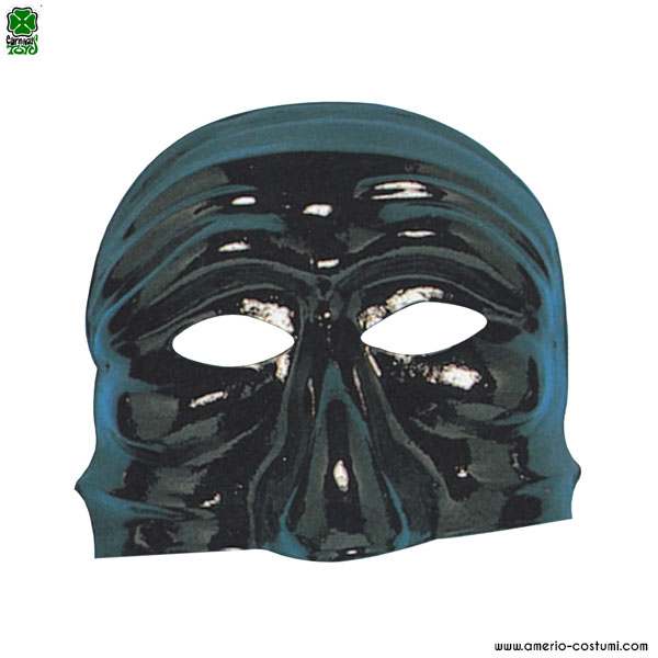 Schwarze Pulcinella Maske