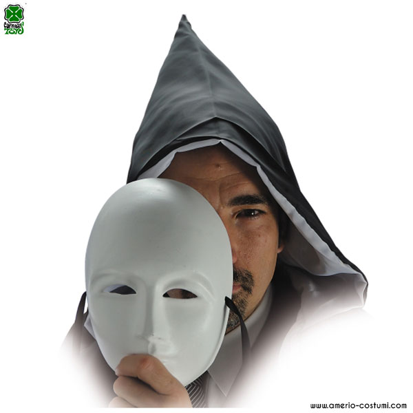 White Face Mask in papier-mâché