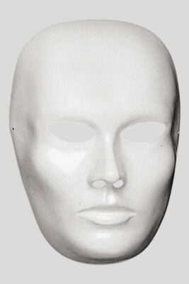 Maschera Viso Medio Bianca