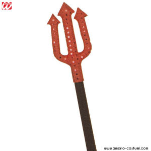 TRIDENTE DEL DIABLO EN LENTEJUELAS - 45 cm