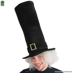 Black velvet Top Hat 50 cm