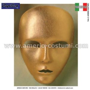 Gold Metallic Gesichtsmaske