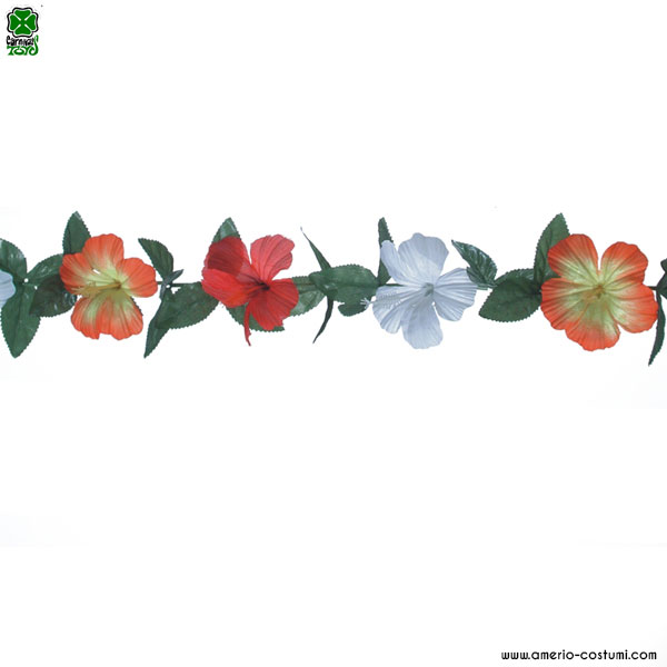 Guirnalda de flores de Hawaii - 270 cm