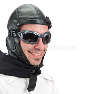 FLIEGERMÜTZE AUS ÖKO-LEDER