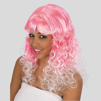 CANDY GIRL Pink White Wig