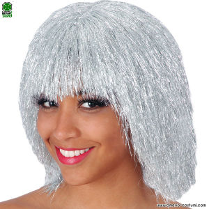 FLASH LAME' SILBER Perücke