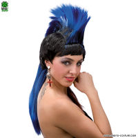 Peluca PUNK AZUL