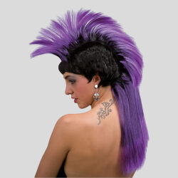 Perruque PUNK VIOLET