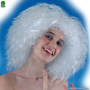 PELUCA BLANCA CON COJO