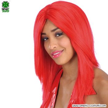 perruque ROUGE LISSE