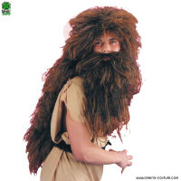 Perruque sauvage avec barbe