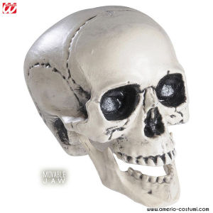Skull with movable jaw 25 cm