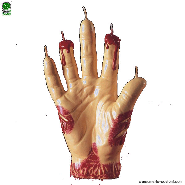 Bloody Hand candle