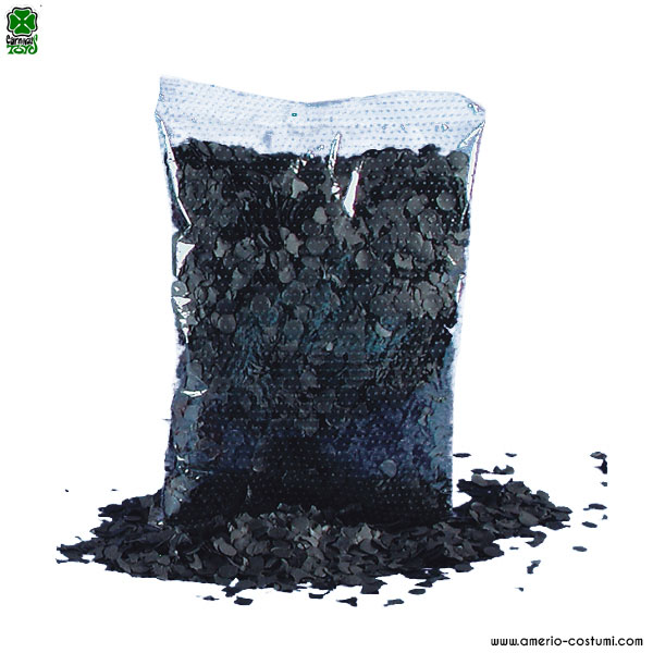 Black confetti bag 200 gr