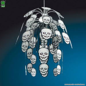 Chandelier with skulls