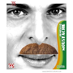 Pegatinas de bigote rubio