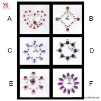 Belly Button Jewelry with Rhinestone Pendant