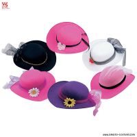 CHIC FELT HAT - 4 mod. available.