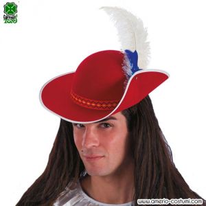MUSKETEER Hat - RED