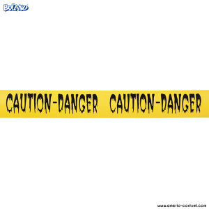 Cinta de barricada Caution Danger 10 m