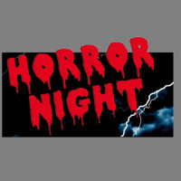 Panneau Horror Night 30x55