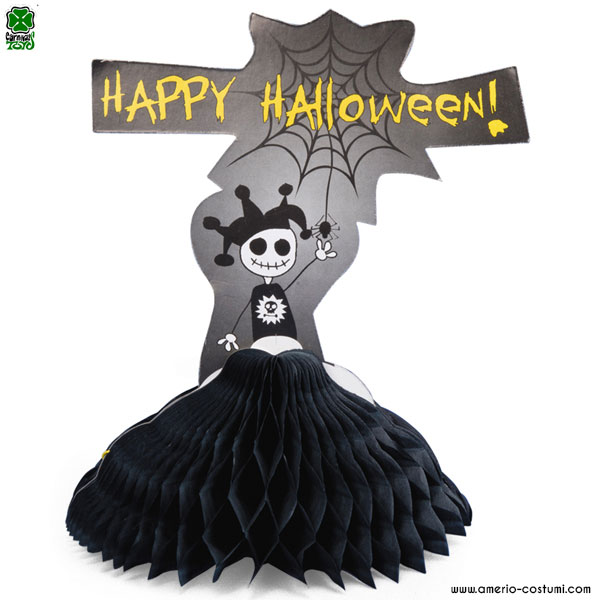 Halloween table center in paper 23 cm