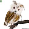 Feathered Owl 22 cm