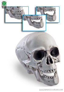 Skull with movable jaw 15 cm