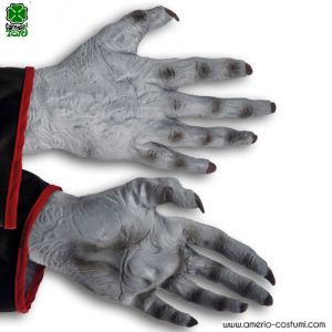 Riesige Zombiehände aus Latex