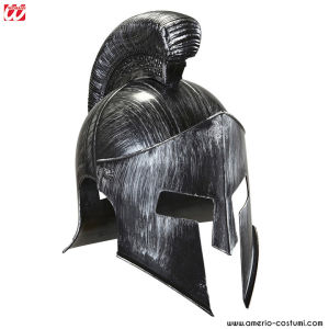 Silberner Spartaner-Helm