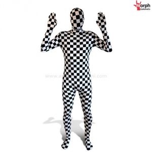 BLACK AND WHITE CHECK - MorphSuit